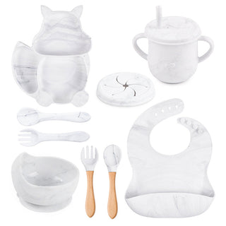 Baby Soft Silicone Bibs Dinnerware - The Proper Price